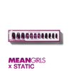 Mean Girls x Static Nails Plastic Sabotage - Reusable Pop-On-Manicures - Seamless & Natural Looking Press On Nails - Award-Winning Long-Lasting Stick On Nails