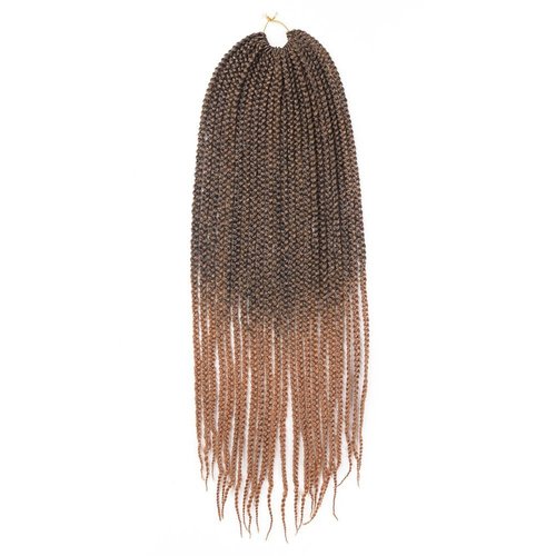 Refined hair 7Packs 24Inch Box Braids Crochet Braids Twist Braiding Hair 22roots Synthetic Jumpo Box Braids Brading Hair Extensions (24inch, T1B/27)