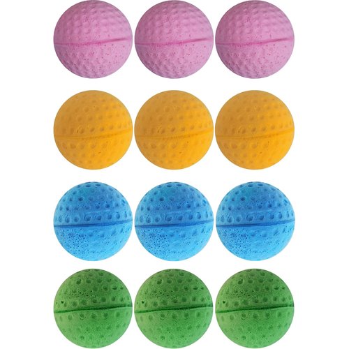 Cat Foam Ball Cat Sponge Ball Toy Cat Soccer Ball Toy (Golf Foam Sponge Ball)