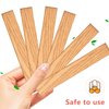 Vaguelly 40pcs Miniature Dollhouse Flooring, Mini Wooden Floor Boards 1:12 Scale Rectangular Tiles Geometric Bamboo Doll House Furniture Model for Dollhouse Supplies