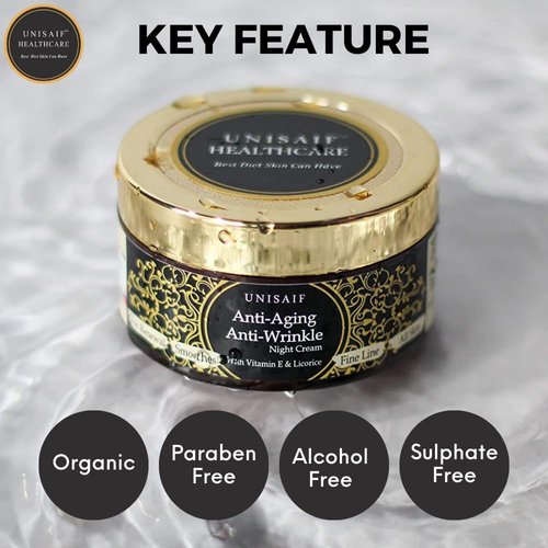 Unisaif Anti Aging Face Cream - Anti Wrinkle Cream for Face | Face Moisturizer Anti Aging Cream | Night Cream for Women Anti Aging with Lavender Oil, Lemon Oil And Licorice (50 g)