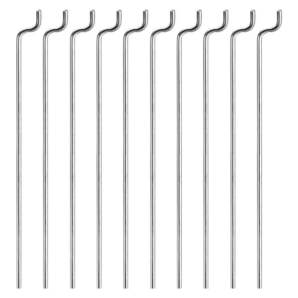 uxcell 1mm x 80mm (3.1 Inch) Steel Z Pull/Push Rods Parts for RC Airplane Plane Boat Replacement (Pack of 10)