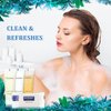 SLequipo 4-IN-1 Hotel Toiletries Bulk Set (20PCS) 4-Piece Set: 5 Hotel Bar Soap 0.5oz, 5 Hotel Shampoo, 5 Conditioner Travel Size, 5 Hotel Body Lotion - Bulk Mini Guest Amenities