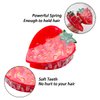 2 PCS Strawberry Claw Clips Acetate Claw Clips Strawberry Hair Clip Strong Hold Hair Claws Small Claw Clips Unique Hair Accessories for Women Girls