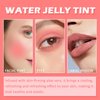 Cooling Water Jelly Tint/Blush, Chill Splash (Berry+Red) Multi-Use Cheek and Lip Gloss Makeup,Creates A Moist Watercolor Effect-1,000+ Swipes Per Stick Vivid Color