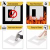 Bates- Combination Wall Plate, Decorator/Blank, 2 Gang Wall Plate, Wall Switch Plate Cover, 2 Gang Switch Plate, Double Gang Wall Plate, 2 Gang Wall Plate White, Wall Plate Combination