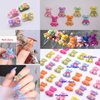 14Pcs Kawaii Cute Bear Nail Charms 3D Nail Art Charms Y2K 3D Resin Nail Charm, Cute Cartoon for Nail Art Decorations Embellishments Scrapbooking Supplies for DIY Crafts Jewelry Making.
