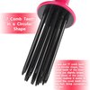 Neuvikter 17 Teeth Curling Roll Comb, Curly Hair Brush, Curly Hair Styler Tool, Curl Defining Brush, Professional Curling Brush for Hair Salon, Home (2Pcs)