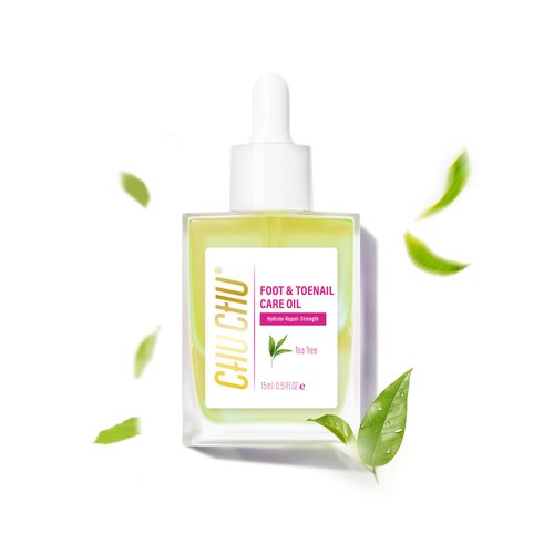 Foot Repair Oil for Dry Cracked Toenails: Tea Tree Scent with Keratin Vitamin Strengthener Growth Moisturizing Treatment - Natural Heel Nail Care Feet Serum for Women Men Home Gift Hiking Travel