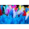 1 Pack - Hot Pink Turkey T-Base Plumage Feathers 0.50 oz. Dream Catcher, Wedding, Costume Feathers | Moonlight Feather