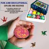 Bath Bombs for Kids with Surprise Inside - 12 Organic Bubble Bath Fizzies with Dragon Egg Toys. Gentle & Kids Friendly Bath Balls. Birthday Gift, Easter Basket Stuffers for Kids, Boys, Girls, Toddler