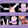 NXJ INFILILA Mini UV Light for Gel Nails, Portable Mini Nail Lamp, 180°Opening Design USB Nail Dryer UV LED Nail Lamp Curing All Gels 16W Quick-Drying UV Nail Lamp for Single Finger (Pink)