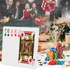SeptCity Jumbo Playing Cards, 3.5 X 5 Inches Super Big Giant Game Theme Full Deck Huge Poker Oversize Decorations of Magic Party Fun for All Ages (1 Pack) (2 Times)