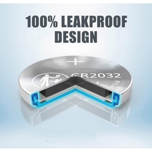 (2 Pack) CR2032 Remote Key Fob Battery Replacement for Jeep Dodge Chrysler Key fob Prox fits 2008-2022 Case Shell 300 Challenger Dart Durango Grand Caravan Journey RAM Cherokee Routan Town