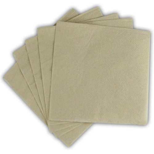 Brown Kraft Paper Napkins - Disposable, Biodegradable, Eco-Friendly Bulk Unbleached Kraft Lunch Napkin 1-PLY for Restaurants, Home, Parties, BBQ, and Crafts - Natural Tan 13x12 Unfolded (4500)