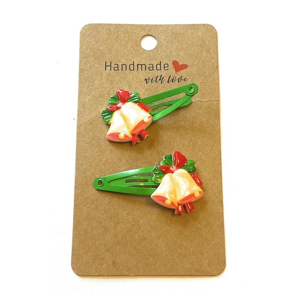 Christmas Bell Hair Clips
