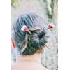 Natural Tumbled Healing Gemstone Crystal Chonta Wooden Hair Stick Long Pin for Buns Womens Fashion Handmade Gifts Boho Reiki Accessories (Purple Amethyst)
