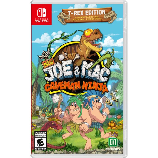 New Joe and Mac: Caveman Ninja T-Rex Edition Nintendo Switch