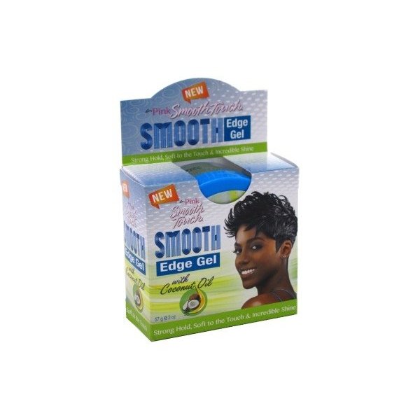 Lusters Smooth Touch Edge Gel With Coconut Oil 2 Ounce (59ml) (2 Pack)