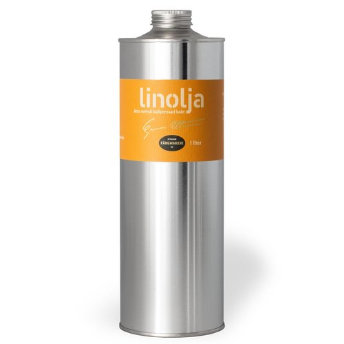 Ottosson Färgmakeri - Swedish Cold Pressed Boiled Linseed Oil - 1 Liter