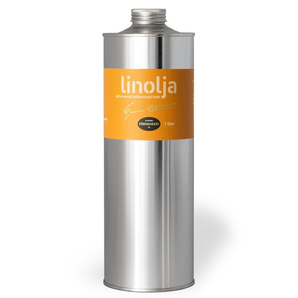 Ottosson Färgmakeri - Swedish Cold Pressed Boiled Linseed Oil - 1 Liter