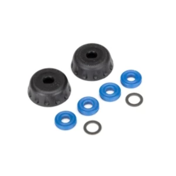Double Seal kit, GTR Shocks (x-Rings (4)/ 4x6x0.5mm PTFE-Coated washers (2)/ Bottom caps (2)) (renews 2 Shocks)