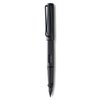 Lamy Safari Fountain Pen, Charcoal Medium Nib (L17M) (Charcoal)