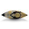 HGOD DESIGNS Throw Pillow Cover Black Gold Golden and Silver Marble Ink Abstract Painting Beautiful Gray Effect Aqua Decorative Pillow Case Home Decor Square 18X18 Inches Pillowcase