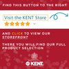 Kent CSMM Classic Shine Medium Oval Cushion Straightening Brush - Natural Black Boar Bristle Hair Brush with Nylon Quills - Shine Hair Brush and Scalp Scrubber for Shoulder to Mid Length Hair