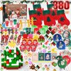 KENWQZI 380 pcs Christmas Party Favors, Christmas Toys Bulk for Kids,Goodie Bag Stuffers, Christmas Pinata Stuffers,School Classroom Prizes,Treasure Box Toys, Carnival Prizes