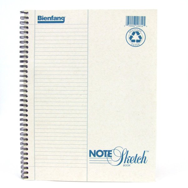 Bienfang 8-1/4 by 5-Inch Notesketch Pad with Horizontal Lines