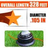 COSY GARDEN TOOLS String Trimmer Line, Commercial Grade Orange Pentagon Weed Eater String, Premium Nylon Universal 0.105" Diameter x 328'
