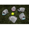 Rawlings girls 11.5 inch Softball Glove, Teal/Grey/White, US