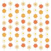 Daisy Groovy Boho Party Hanging Banners and Retro Hippie Party Supplies Decorations Daisy Paper Cutouts for One Two Groovy Themed Baby Girl Birthday Decorations Party Home Classroom Favor Decor