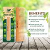 Hair Comb - Natural Wood with Anti-Static & No Snag Handmade Organic Neem Comb with Fine Tooth for Head Hair, Moustaches, Beard (DualTooth)