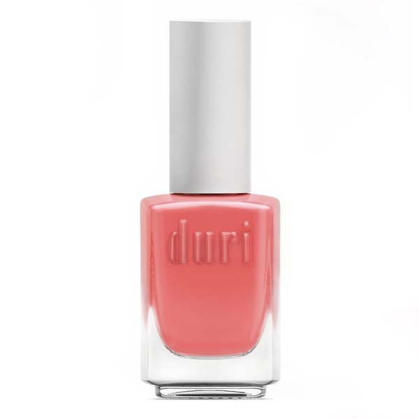 duri Nail Polish, 360 Bliss, Coral Orange Pastel, Full Coverage, Quick Drying, NEW Brush, 0.45 Fl Oz