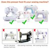 ONEVER Side Cutter Sewing Machine Presser Foot Feet Attachment Accessory for All Low Shank Singer Janome Brother, Overlock Machine Presser Foot