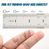 Alwonder 150PCS/Box Fly Fishing Snap, 5 Sizes Stainless Steel Quick Change Lure Snaps No Knot Snap Quick Snap Fast Snap Lure Connector for Jigs Lures Fishing Clips Swivels Fishing Tackle