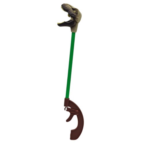 Small Dinosaur Grabber Toy, Dino Snapper, Squeeze Trigger to Close Mouth, Phthalate-Free, Imported from Japan