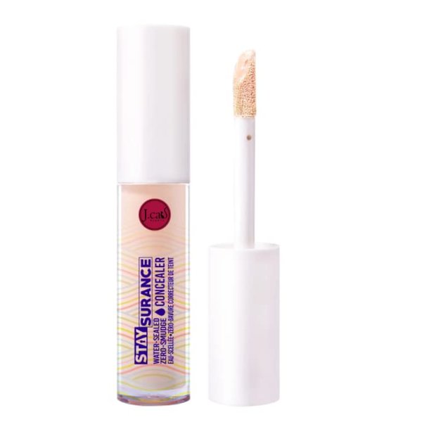 Concealer J. Cat Beauty Stay surance Water-Sealed Zero-Smudge Concealer Water Proof Delivers Buildable Coverage Without Any Creasing Or Caking 4.8ml / 0.16 fl. oz. (105 Vanilla Bean)