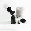 OSALADI 2pcs Barber Brush Neck Duster Barber Accessories Talcum Powder Brush Hair Brush Neck Duster Hair Salon Supplies (Black+ White)
