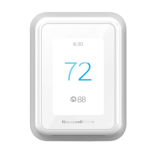 Honeywell Home T9 WiFi Smart Thermostat, Smart Room Sensor Ready, Touchscreen Display, Alexa and Google Assist White
