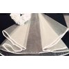 2t 2t Edge Crystal Rhinestones Bridal Wedding Veil (White)