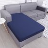Smiry Waterproof Couch Cushion Covers, Stretch Sectional Couch Covers Washable, L Shape Chaise Lounge Sofa Slipcover Elastic Non-Slip Furniture Protector for Pets, Kid (Chaise, Navy)