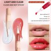 6 Colors Shimmer Lip Gloss Set, High Shine Glitter Lipstick with Soft Brush, Long Lasting Plumping Lipgloss, Hydrating, Moisturizing, Non-Sticky and Lightweight Formula for Lip Color, Iridescent