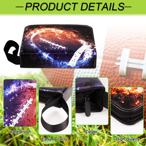 Card Binder Compatible with Football Card, Trading Card, MTG and Other TCG, Fits 400 Cards with 50 Removable Pages, Card Holder Collector for Standard Size Card