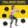 Fabric Resistance Bands for Working Out - Booty Women and Men Exercise Set Workout Legs Fitness Gym