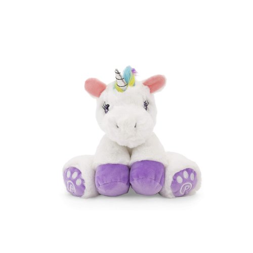 Plushible Unicorn Plush Stuffed Animals - 10 Inch White Unicorns for Girls, Baby, Newborn Plushie Toys, Fluff Soft Unicorn Stuffie - Unicorn Rainbow Hair Kid Stuffed Animal - Unicorn Animal Plush