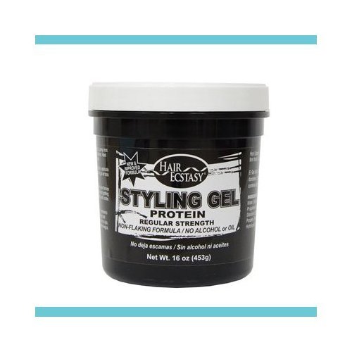 Hair Ecstasy Styling Gel 16oz Protein Regular Strength
