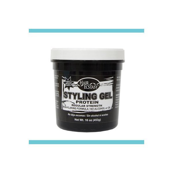 Hair Ecstasy Styling Gel 16oz Protein Regular Strength